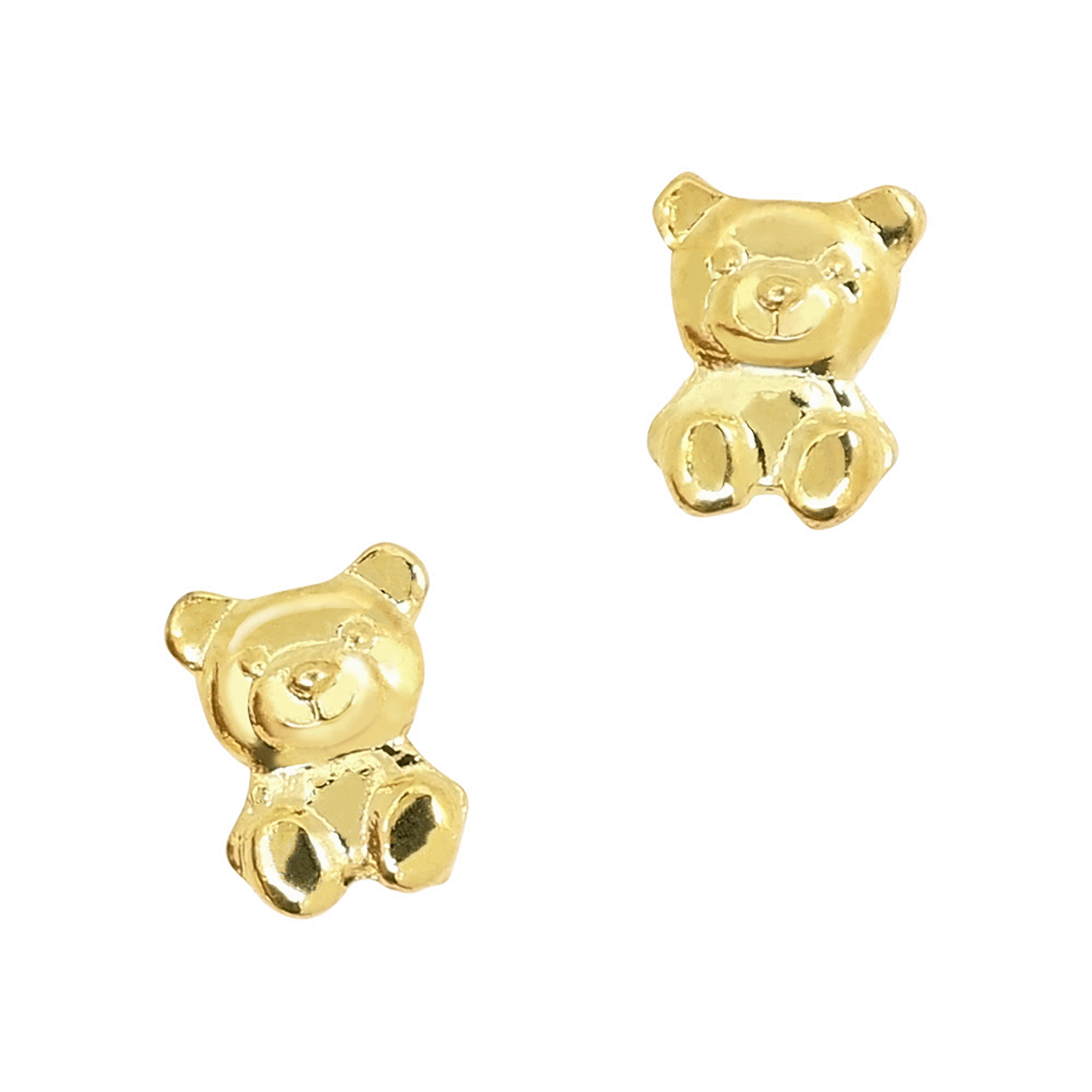 Nail Art Charms Teddy Bear Charm Gold