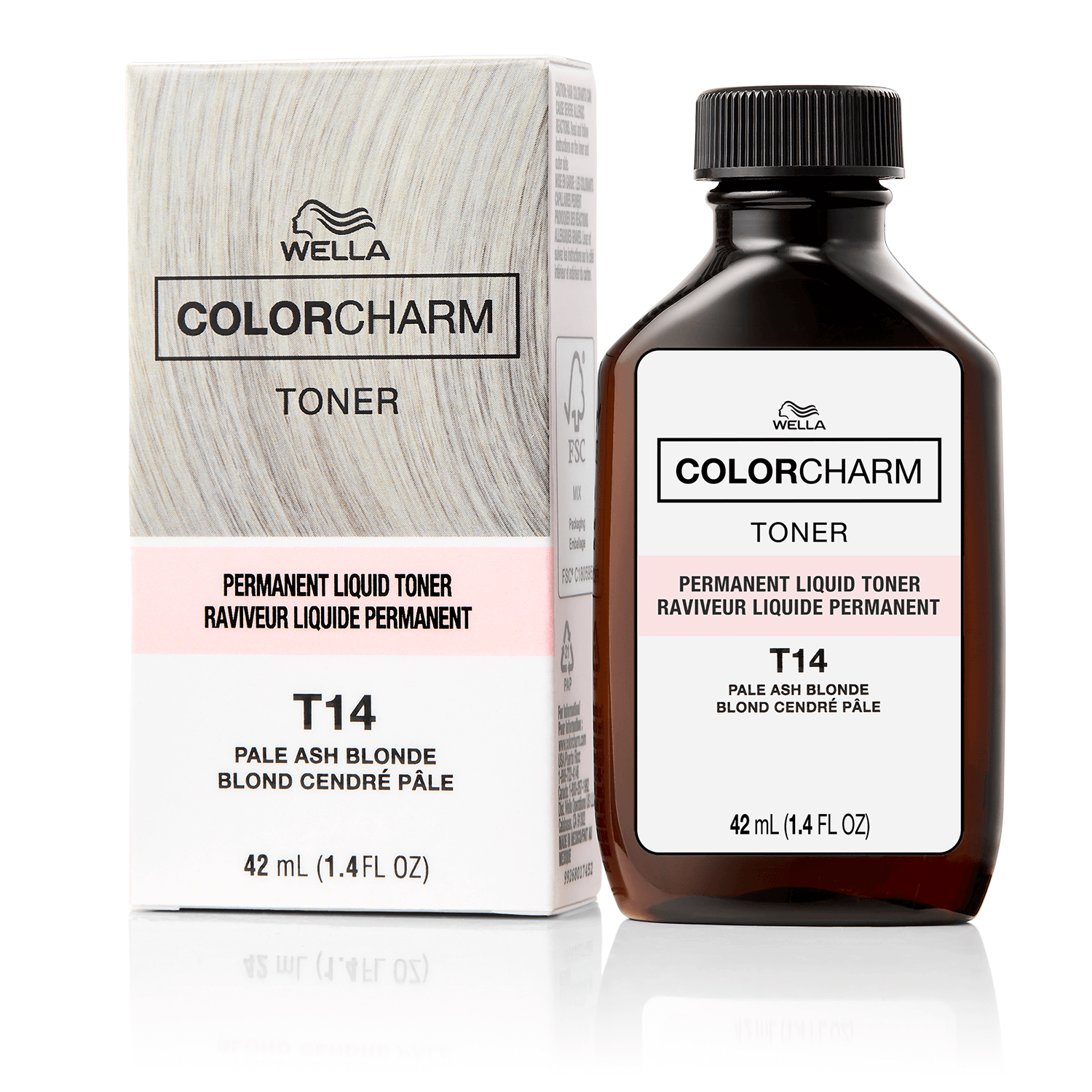 T14 Pale Ash Blonde Permanent Liquid Toner