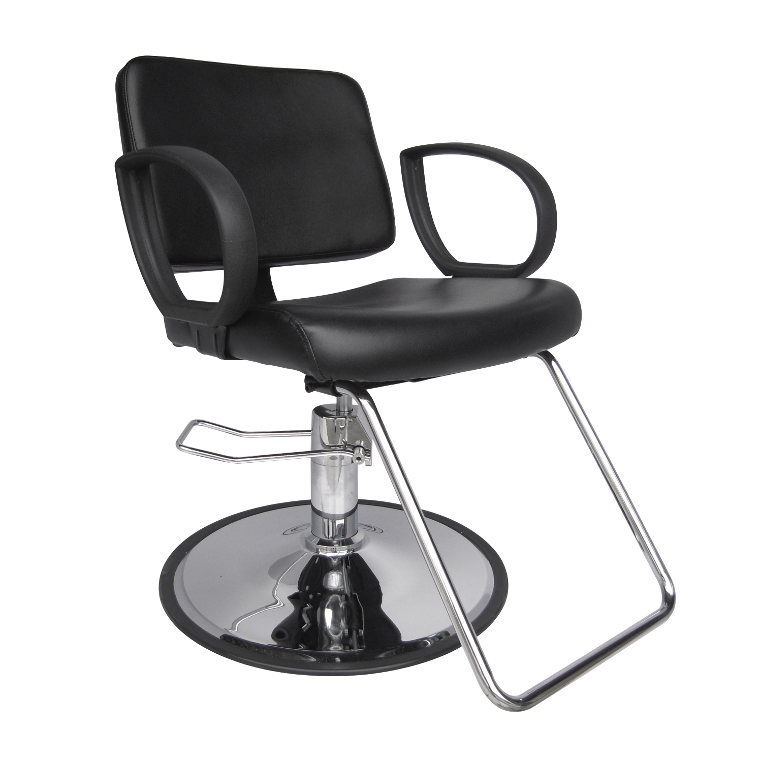Hannah Styling Chair with Chrome Base
